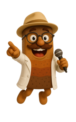 Professor Solano animado, imagem 3x4